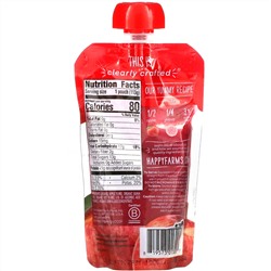 Happy Family Organics, Organic Baby Food, Stage 2, 6+ Months, Apples, Guavas, & Beets, 4.0 oz (113 g)