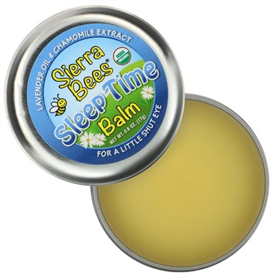 Sierra Bees, Бальзам для спокойного сна, лаванда и ромашка, 17 г (0,6 унции)