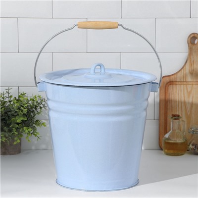 УЦЕНКА Ведро, 12 л, без крышки, светлое