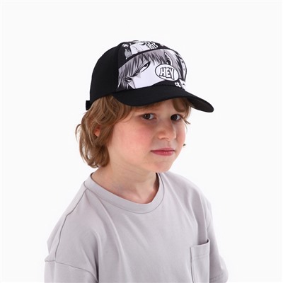 Кепка детская Hey, аниме, р-р 52-54, 5-7 лет