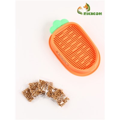 Проращиватель травы для кошек 15×10×4 (семена овса), оранжевый
