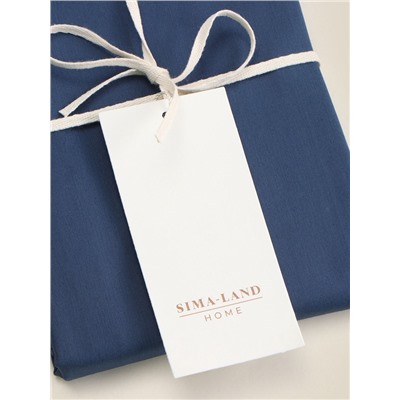 Наволочка SL Home Percale 300ТС, 70×70+3 см, синяя, перкаль, хлопок 100%