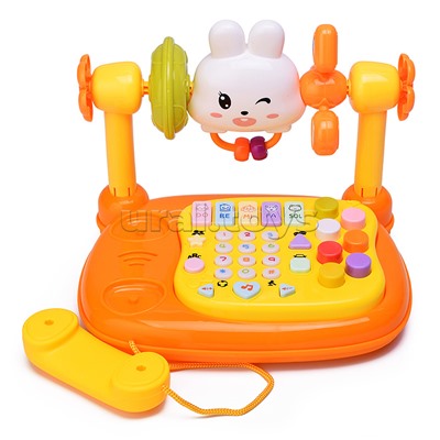Игрушка музыкальная "Телефон-Зайчик"  в коробке