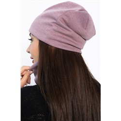 Комплект шапка шестиклинка и снуд (ягодный) ШШС1-23М