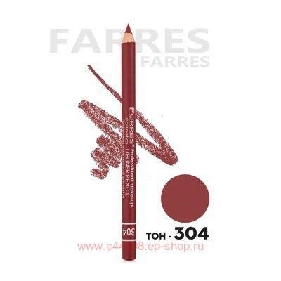 Farres Карандаш для губ матовый красный MB011-304