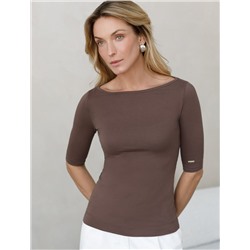 Джемпер  из премиального хлопка с эластаном