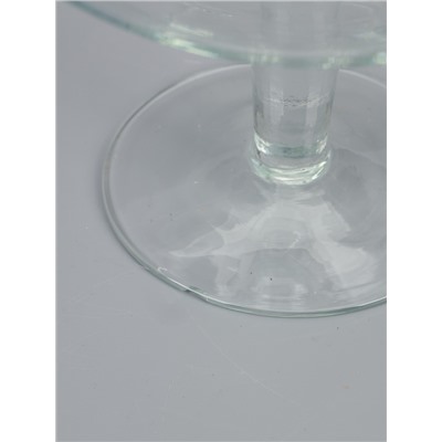 УЦЕНКА Ваза "Натали-2" бренди на средней ножке 31×20 см, d=13 см 5 л 1628 прозрачная