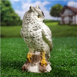 Садовая фигура из гипса «Сова полярная», 17×11×8 см