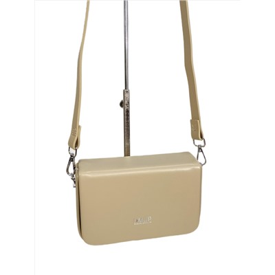 Женская сумка из искусственной кожи, цвет бежевый