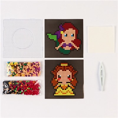 Мозаика 3 в 1 «Принцессы», аквамозаика, термомозаика и мозаика из EVA, 4+