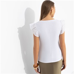 Футболка с декоративными рукавами, Сила мягкости