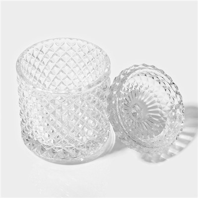 Сахарница Доляна «Рапунцель», 280 мл, 8.5×14 см, стекло