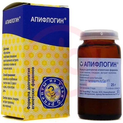 Крем-бальзам от трещин и повреждений Апифлогин 25 гр.
