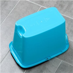 Ведро хозяйственно прямоугольное со сливом, 9.5 л, пластик, МИКС