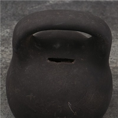 Копилка для денег «Гиря с гербом СССР», гипс, 15×15×18 см