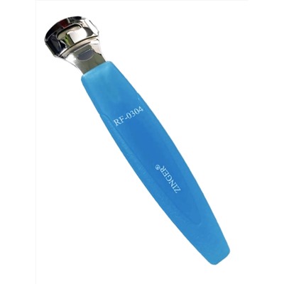 Zinger Тёрка для педикюра с бритвой / Classic SIS-28-3, лезвия в комлекте, синий, 14,5 см 2397