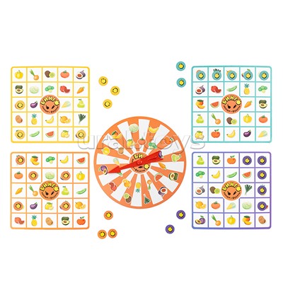 Игра настольная "Бинго.Овощи-фрукты"