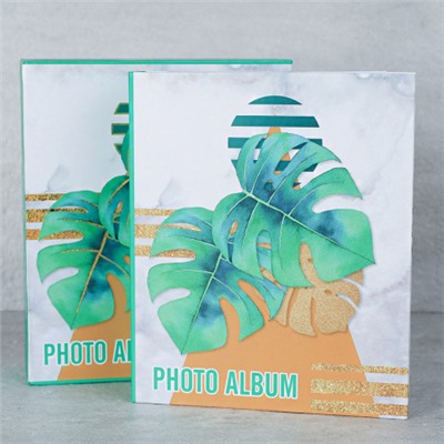 Фотоальбом 80 фото 10x15 Монстера / 9568 /уп 48/