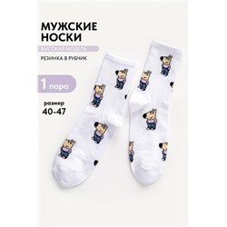 Носки мужские Чиловый парень (Белый)