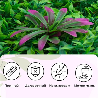 Декоративная панель, 60×40 см, «Большие цветы», Greengo