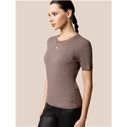 Джемпер тонкой вязки из вискозы с нейлоном