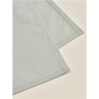 Простыня 1.5-спальная SL Home Percale 300ТС, 160×235 см, олива, хлопок 100%