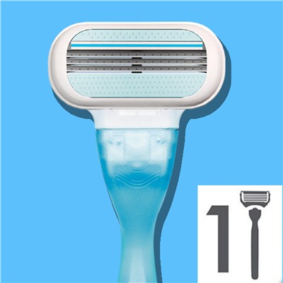 Станок для бритья Dʤɪˈlett ВИНУС Smooth (+ 1 кассета) (без подставки) (Оригинал)