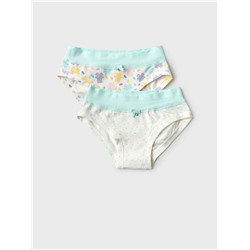 Трусы трикотажные для девочек, 2 шт в комплекте