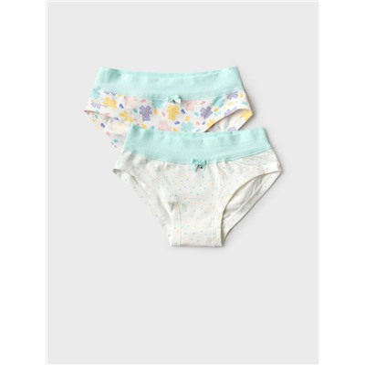 Трусы трикотажные для девочек, 2 шт в комплекте