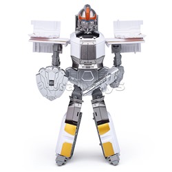 Трансформер 2в1 "Робот-поезд" цвет коричневый, BOX 27,6х21,3х10,9см