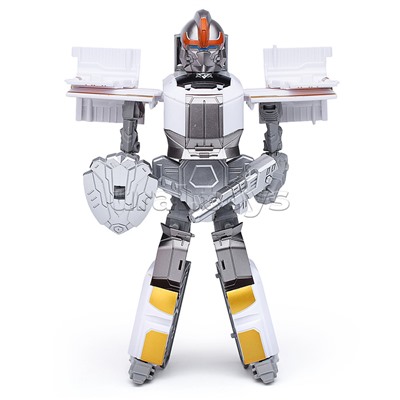 Трансформер 2в1 "Робот-поезд" цвет коричневый, BOX 27,6х21,3х10,9см