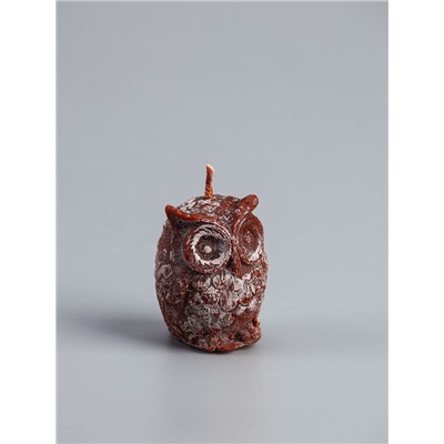 УЦЕНКА Свеча «Сова», 5×5×6 см, соевый воск, МИКС