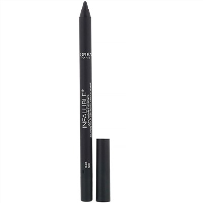 L'Oreal, Водостойкий карандаш для глаз Infallible Pro-Last, оттенок 930 «Черный», 1,2 г