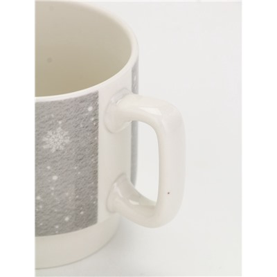 Кружка новогодняя керамическая «Зима подарит тепло», 350 мл