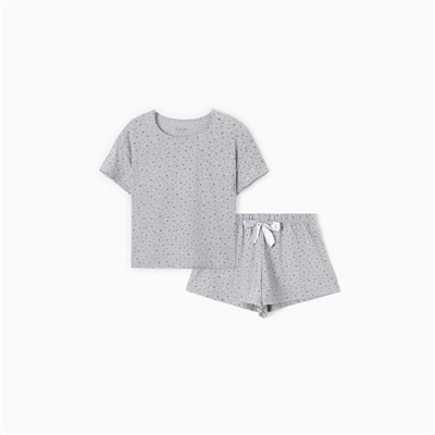 Пижама женская (футболка, шорты) KAFTAN «Звезды», размер 40-42