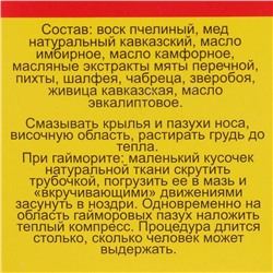 Мазь монастырская «Бизорюк. Свободное дыхание», 28 мл