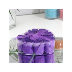 Мыльные розочки, фиолетовые, набор 9 шт.