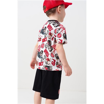 Комплект трикотажный для мальчиков: фуфайка (футболка), шорты PLAYTODAY, 1239876