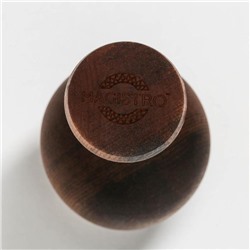 Бокал для вина Magistro, 16.5×7 см, дерево натуральный кедр, коричневый