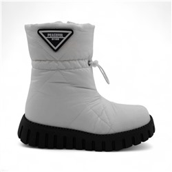 Дутики А5016-18 белые