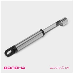 Нож для сердцевины Доляна «Помощник», 21 см, серебристый