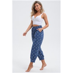 Брюки 9147 (Мелкие планеты на джинсе)