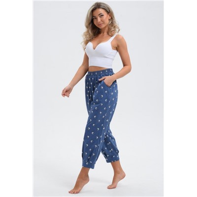 Брюки 9147 (Мелкие планеты на джинсе)