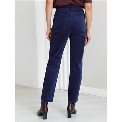 Брюки из эластичного микро-вельвета