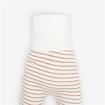 Ползунки - штанишки «Крошка Я» BASIC LINE, рост 62-68 см, полоска бежевая