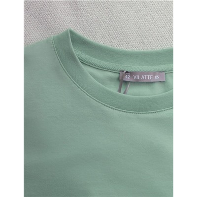 Футболка с принтом свободная эластичная из премиального хлопка