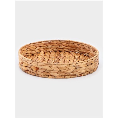 Корзинка для подачи Доляна «Камыш», d=32 см, из соломы