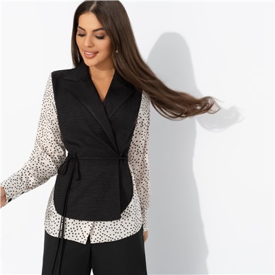 Рубашка с подплечниками, Собрание идей (polka dots)