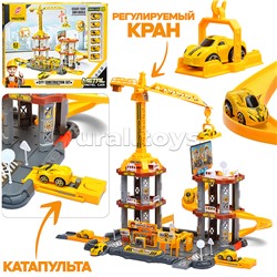 Парковка "Приключения на стройке" (82 предмета) в коробке