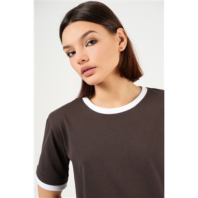 Женская базовая футболка из хлопка с кантом 3 шт. Happyfox